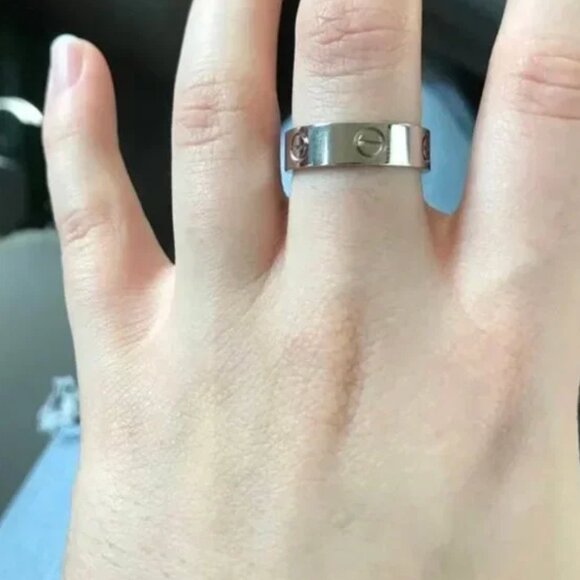 White gold Cartier LOVE ring size 54 in original packaging - Picture 5 of 7